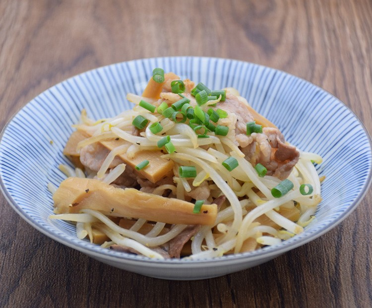 【調理例】豚肉もやし炒め