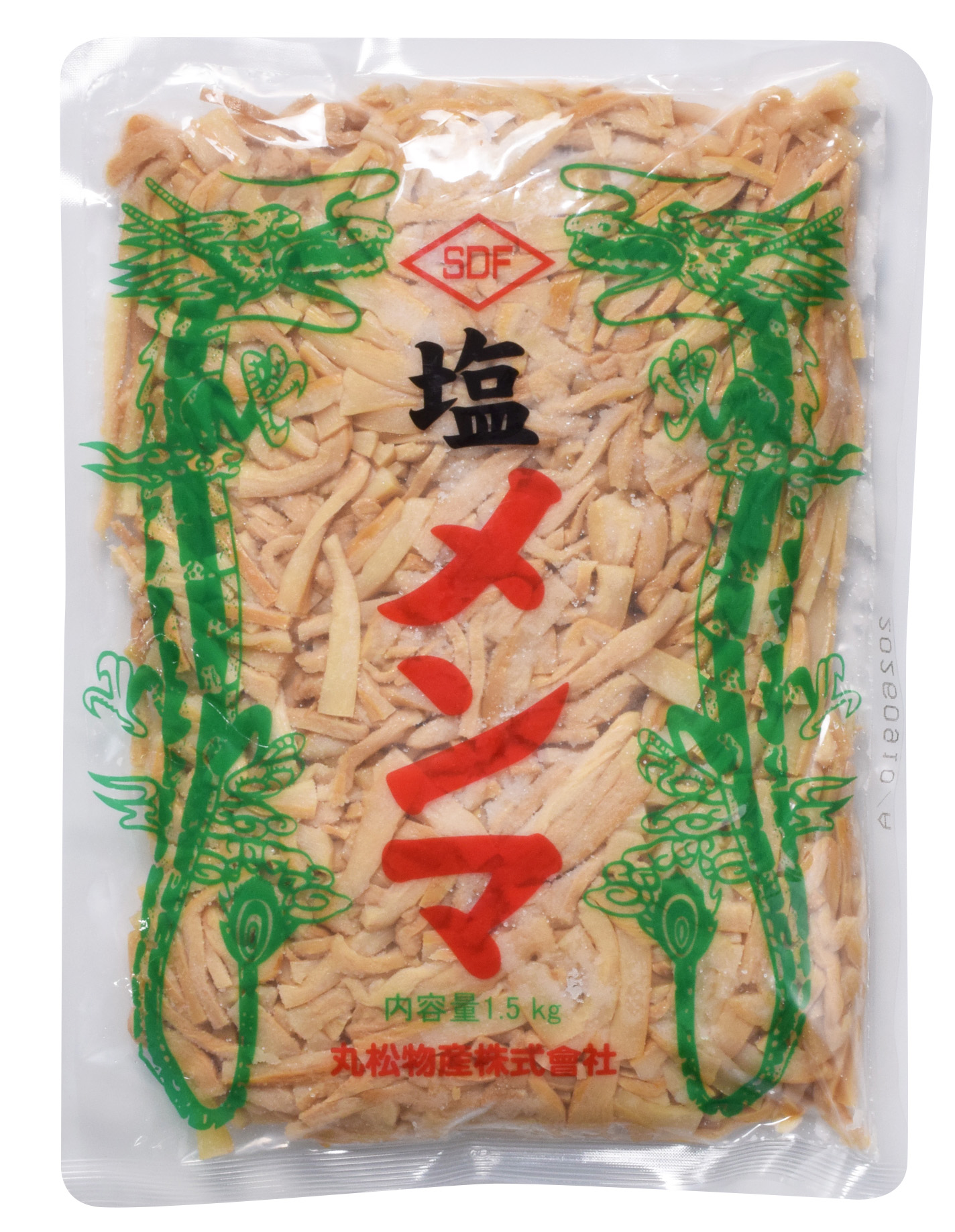 SDF中細塩メンマ 1.5kg×10袋