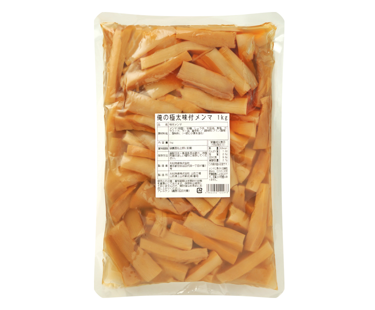 俺の極太味付メンマ 1kg×10袋入り