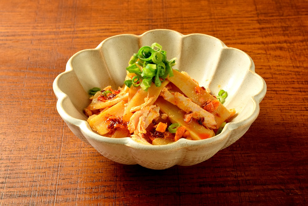 【調理例】ラー油チキン和え