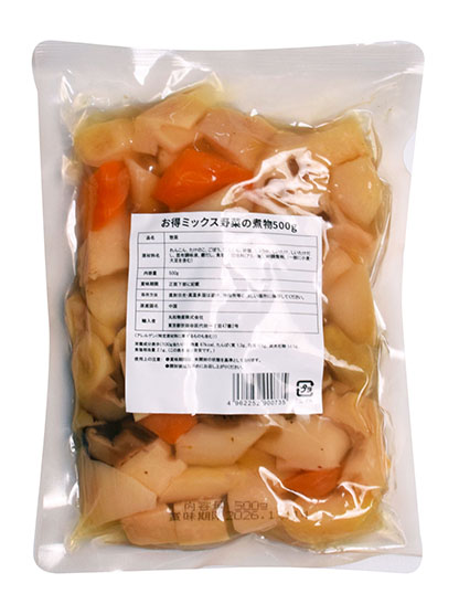 お得ミックス野菜の煮物 500g×20袋