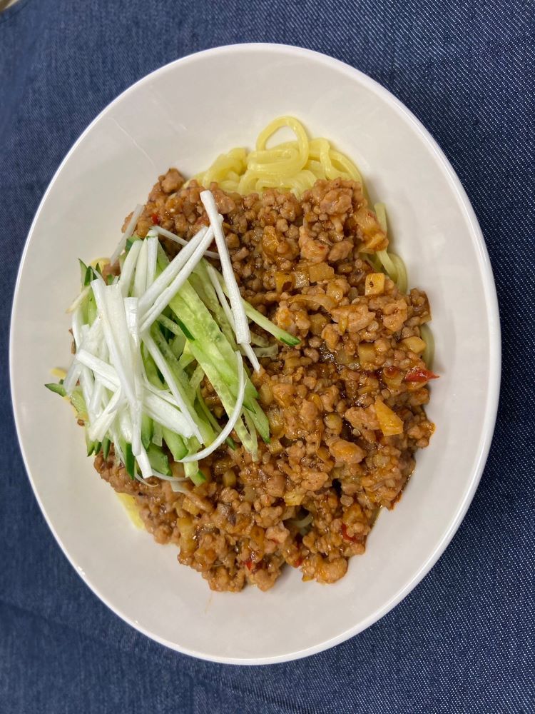 【調理例】ジャージャー麺